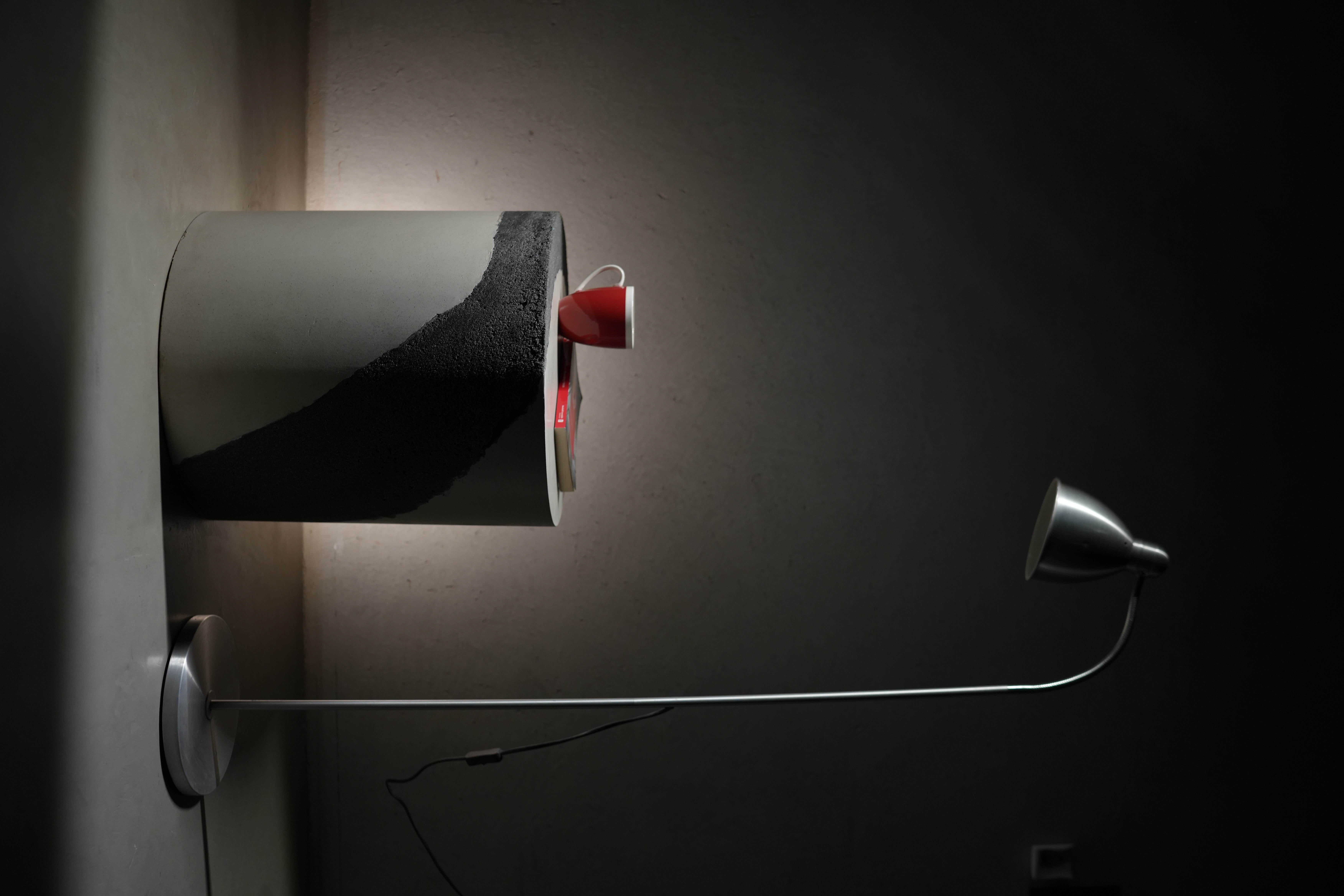 Lamp and table